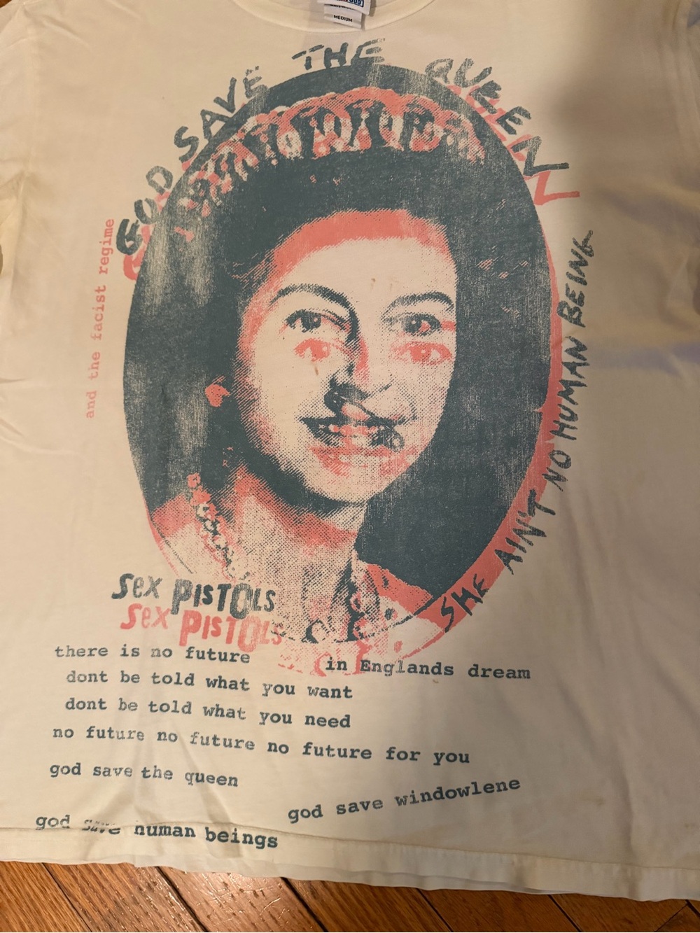 Junk Food Clothing White Tee with Black and Red Graphic - Picture 5 of 7